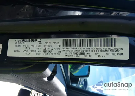 2012 Jeep Liberty Limited Edition z USA, uszkodzony, nr VIN 1C4PJMCK8CW126950